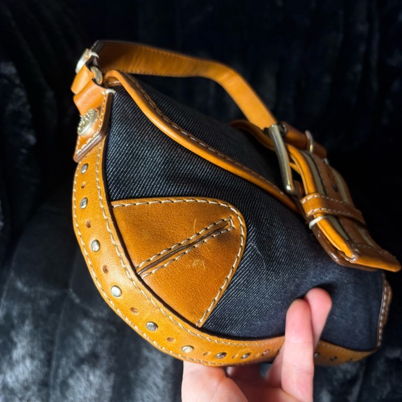 Michael Kors Y2K Denim Buckle boho shoulder bag bratz - Picture 9 of 16